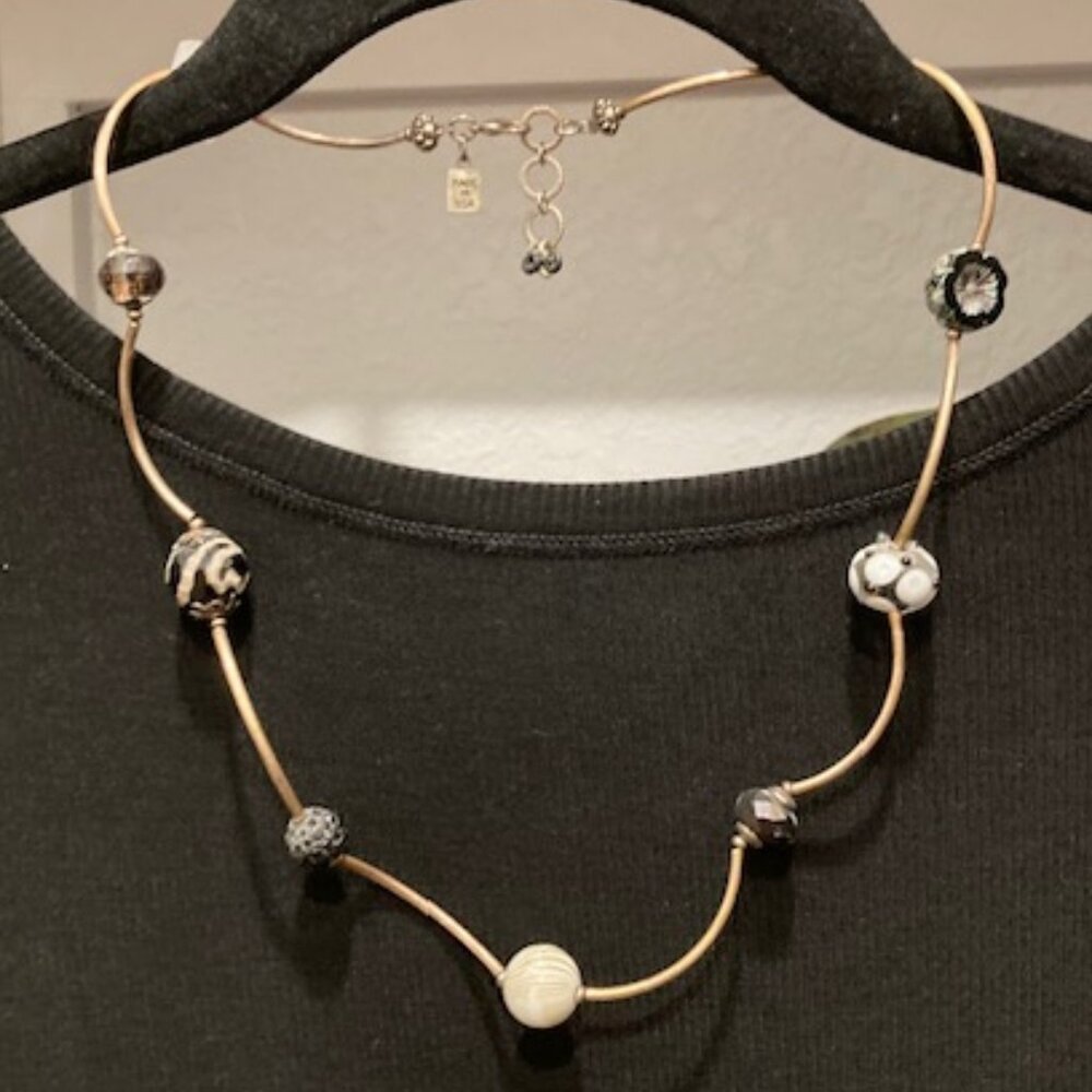 Desert Heart beaded necklace